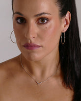 Innis Silver Hoop Earrings